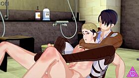 Shingeki no Kyojin Anal Sex Scene