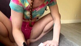 Shy step sister's silly sex fantasy