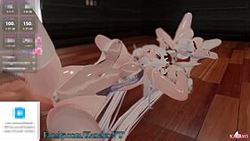 i'm horny catgirl kanakovt getting vibed and teased before using my sex machine and cumming for you all