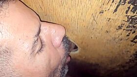 Who's fucking in the glory hole? Everyone cums in this bareback orgy!