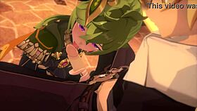 garden collei genshin impact in 3d cartoon anime