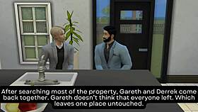 hey, gareth is back and fucking all his housemates in a wild group session