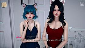 my bully is my lover with big tits in this anime hentai!