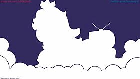 I watched Princess Peach ride that big dark cock, it was interracial and amazin'.