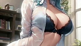 Married Couple's 3D Adventure: Pussy Masturbation Meets Monster Cock Creampie In Hentai Bliss.