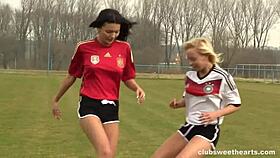 spain vs germany rematch with blonde teens