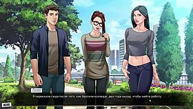 Our red string continues: Big cock fucking and fingering in anime