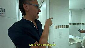 Shaira screams as she licks that big cock!