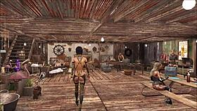 Chyler Leigh as top model in Fallout 4 fashion