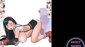 Tifa gets penetrated intensely by a ruthless character