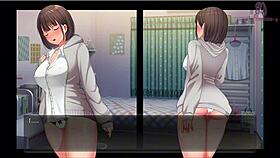 Night shift 4 girl goes to convenience store naked from waist down, gets super excited 😍