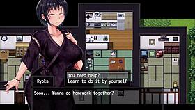 exploring and reaching the bottom of the dark cave in scars of summer happy route part 3