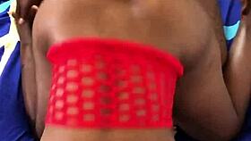 Hot Black Babe Gets Fucked Doggystyle in Quick Neighbor Encounter