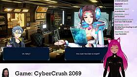 Vtuber Lewdneko Plays Cybercrush 2069 Part 1