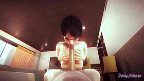 sarada gives pov bobjob in naruto hentai uncensored