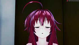 xenovia calls rias gremory a bad bitch while fucking in hs dxd ntr madness