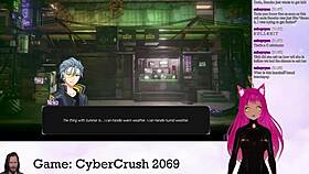 Vtuber Lewdneko Plays Cybercrush 2069 Part 1