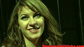 i'm gaggin' on his big cock in prison bondage