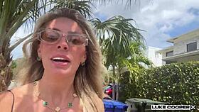 bonnie blue fucks in self-driving tesla?