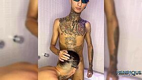 Damn! Mamei o Novinho Hetero Hidden at Motel from His Girl!