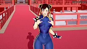 Chun-Li Gives Blowjob And Fucking In Fortnite!