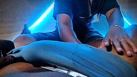 indo masseur feels excited wanting to jerk that cock