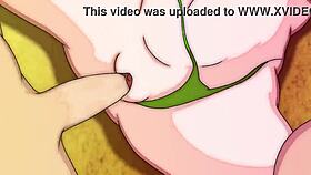 Chichis Beach Fling with Monster in Anime Hentai