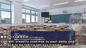 A game featuring shadows having sex in a clubroom trial version with machine translated subtitles played by silent v ghost1 2