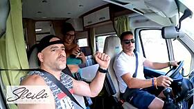 Follocaravana Party With Sheila Ortega And Porn Couple Swinging