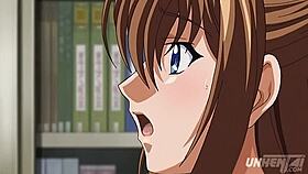 Hentai teacher bangs his petite 18+ student’s tight hole uncensored