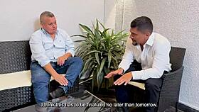 Curvy MILF housewife bangs her cuckold hubby's best friend rough 😈💥