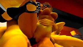 Roxy Foxy stars in this black anime hentai adventure with cartoon characters and explicit scenes