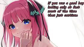 Anime Feet Contest with Instructions for Beta Losers in a Game