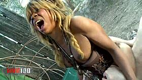 naomi lionness horny black voodoo bitch anal fucking