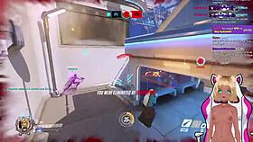 vtuber lewdneko spanked while playing overwatch part 2