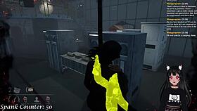 vtuber lewdneko gets spanked while playing dbd, what happens next?