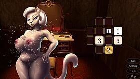 i'm playin furry sex cabaret game, no dialogue, just gameplay and animation