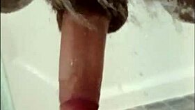 Showering My Hard Cock After Intense Workout
