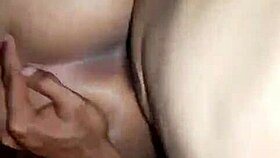 Latina screams with pleasure during homemade fucking