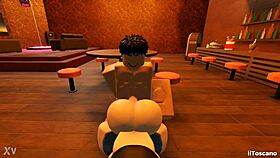 Fucking Big Ass Slut In Bar