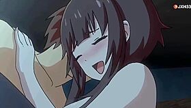 Megumin Gets Fucked Hard By Kazuma In Intense Anime Scene