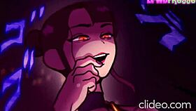 animation porn featuring big ass femdom dominating cock with intense action 😈