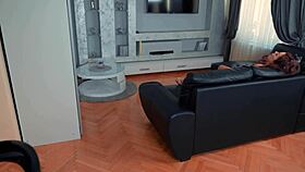 I caught my stepmom masturbating during a quiet homemade moment