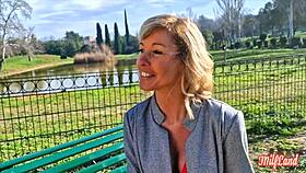 emmy une milf belge qui a chaud au cul part 1