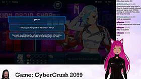 Vtuber Lewdneko Plays Cybercrush 2069 Part 1