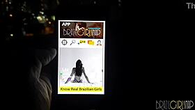 Tourist Hooks Up with Clara Lady Snow Brasil for Fun