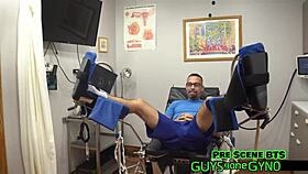 Angel Ramiraz Endures Humiliating Cum Extraction in Latex Gloves at the Hospital Clinic