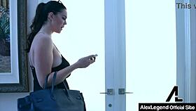 Wow! Shes The Roommies Date Alex Legend Cums On Alison Tylers Tits