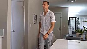 Pie4k Presents a Stunning Brunette in a Creamy Pussy Fantasy. Watch Her Take Every Drop!