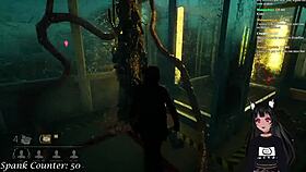 vtuber lewdneko gets spanked while playing dbd, what happens next?